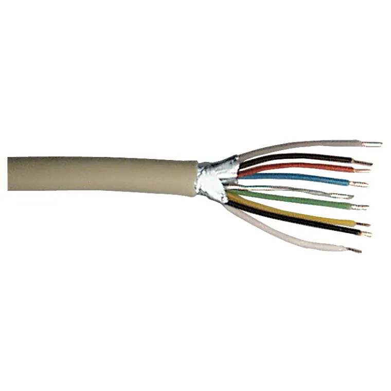 MAXTRACK Telefon Verlegekabel, hellgrau, im Karton, 100 m (TK 10-100 K)