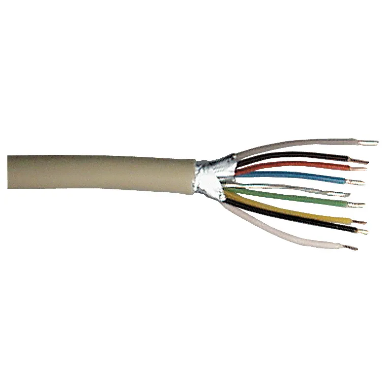MAXTRACK Telefon Verlegekabel, hellgrau, im Karton, 100 m (TK 10-100 K)