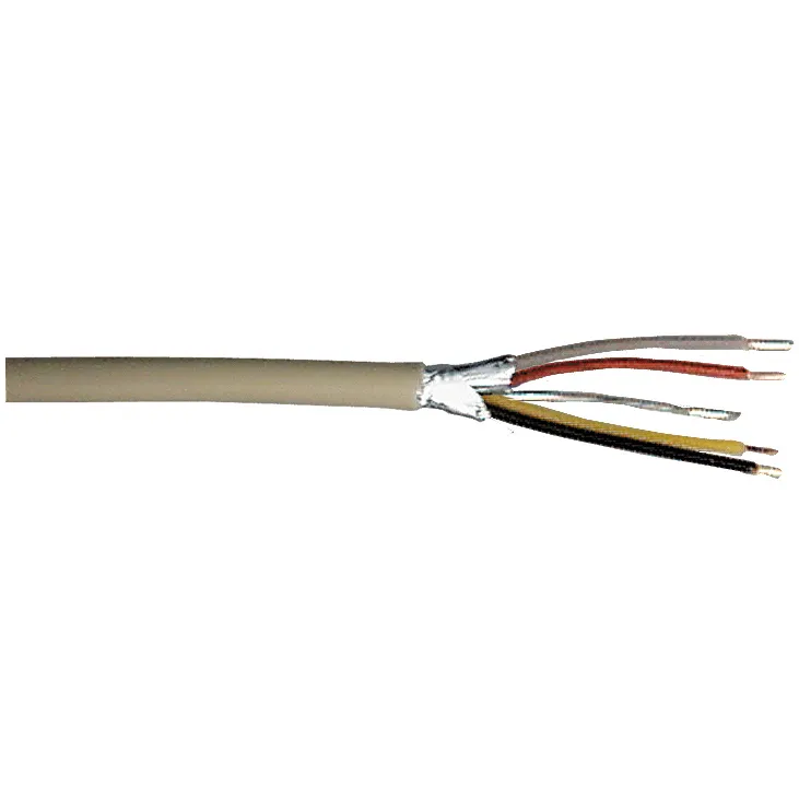 MAXTRACK Telefon Verlegekabel, hellgrau, Spule, 500 m, 4 x AWG 26, Litze, Cu (TK 3-500 R)