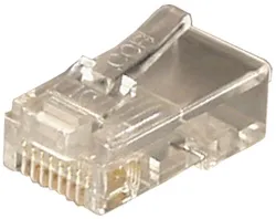 MAXTRACK Western 8/8-Stecker (RJ45), für Flachkabel (TS 14-8)