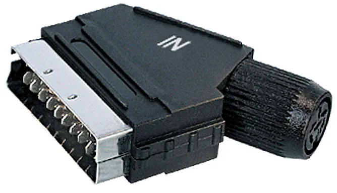 MAXTRACK Adapter, Scartstecker -6 pol. DIN-Kupplung (V 45)