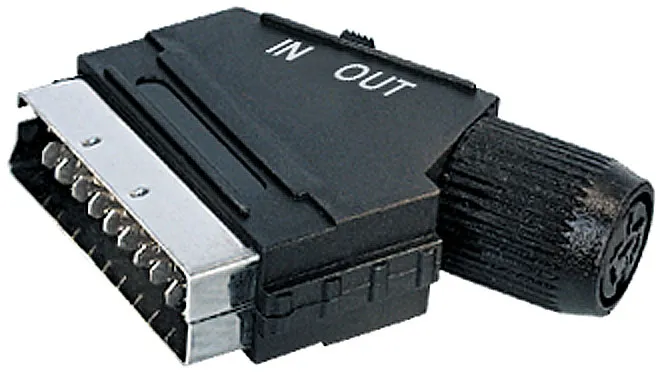MAXTRACK Adapter, Scartstecker - 6 pol. DIN-Kupplung (V 47)