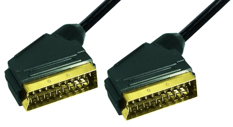 MAXTRACK Scartkabel, Scartstecker auf Scartstecker, 1,0 m (VC 3-1 DG)
