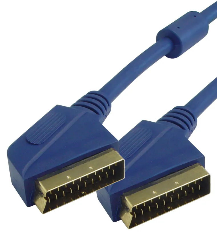 MAXTRACK Scart Kabel, Scartstecker auf Scartstecker, 1,0 m (VC 3-1 FG)