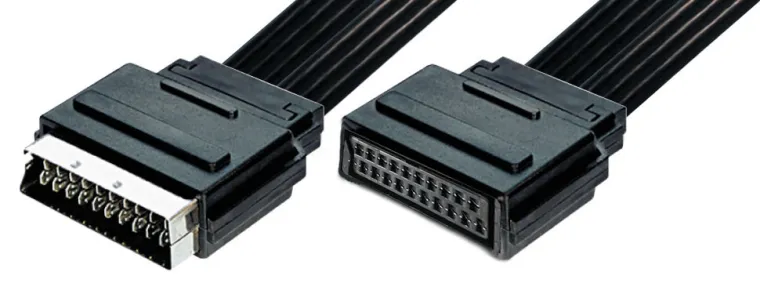 MAXTRACK Scartkabel, Scartstecker auf Scartkupplung, 0,2 m (VF 1-0,2 UK)