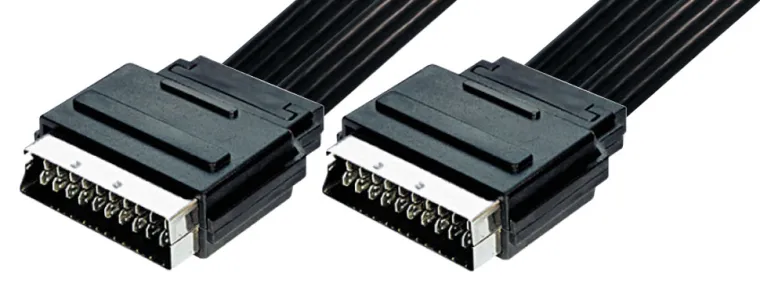 MAXTRACK Scartkabel, Scartstecker auf Scartstecker, 1,0 m (VF 1-1 C)