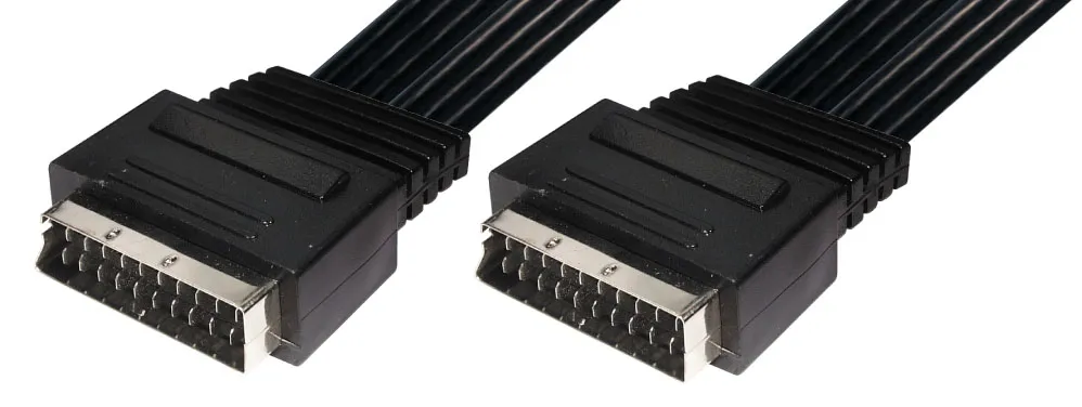 MAXTRACK Scartkabel, Scartstecker auf Scartstecker, 1,0 m (VF 2-1 C)