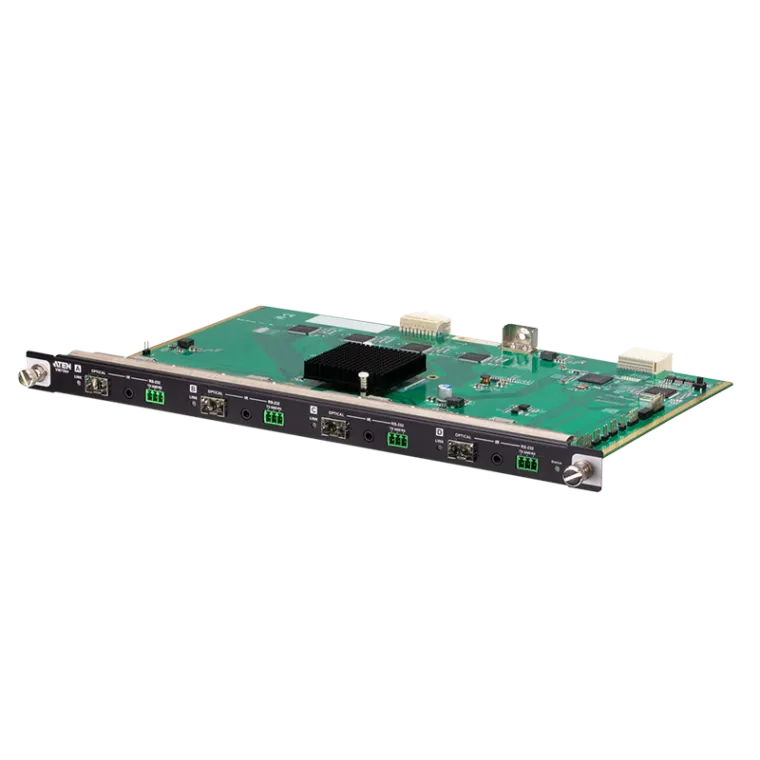 4-Port DisplayPort optische Eingabekarte, 4K bei 10 km, SM, 10,54 W