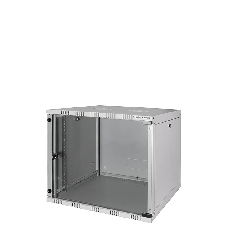 19" SOHO Wandschrank, 9HE, 540 x 400 mm, unmontiert, Grau