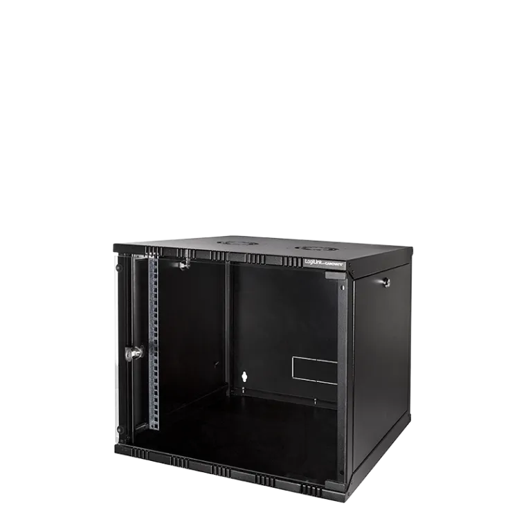19" SOHO Wandschrank 9HE, 540 x 550 mm, unmontiert, Schwarz
