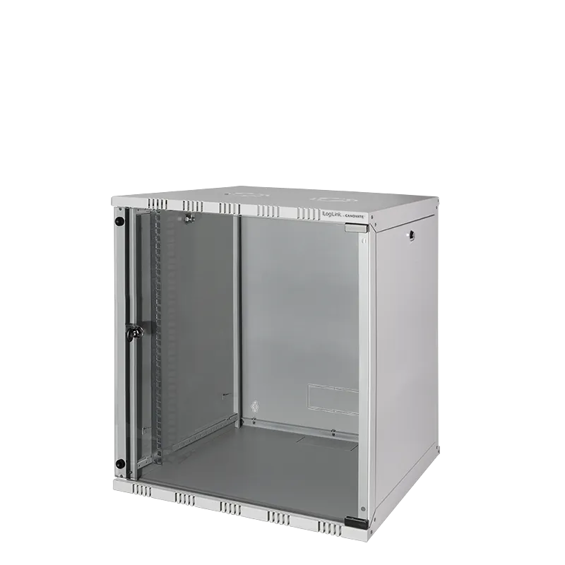 19" SOHO Wandschrank, 12 HE, 550 mm tief, Grau