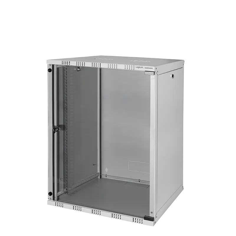 19" SOHO Wandschrank, 15HE 540 x 550 mm, unmontiert, Grau