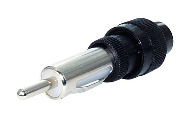 MAXTRACK Schraubbarer DIN Antennenstecker für Autoradios, Koaxial-Antennenstecker DIN (WS 2)